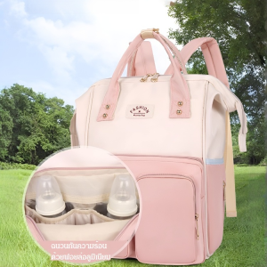 [น้ำหนักเบา พกพาสะดวก] กระเป๋าเป้แม่ลูกอ่อน ความจุใหญ่ กระเป๋าเป้สะพายหลังน้ำหนักเบากันน้ำความจุขนาดใหญ่