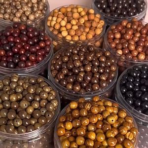 108颗木质手串108颗佛珠手串木珠手链天然木珠时尚手链  108 Beads Wooden Bracelet – 108 Beads Mala Bracelet Natural Wood Beads Stylish Handmade Beaded Wrist Bracelet
