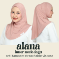 INNER NECK DAGU ALANA COTTON VISCOSE ANTI TAMBAM ANTI PEKEK HIJAB. 