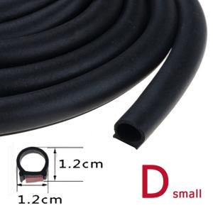 Aitemay Car Soundproof Seal Strip P Z D Shape 2M EPDM Rubber Noise Insulation Anti-Dust with Strong 3M Adhesive for Vehicles
