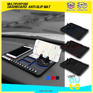 SIMPLYAUTO Car Dashboard Anti Slip Mat Sticky Pad GPS Mobile Phone Holder Stand Parking Phone Number Plate Auto Accessories Decor