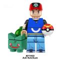 Monste Digimon Adventure Pikachu Pocket Ash Ketchum Misty Calem Anime Cartoon Mini Building Blocks Figure Toys Kids Gift. 