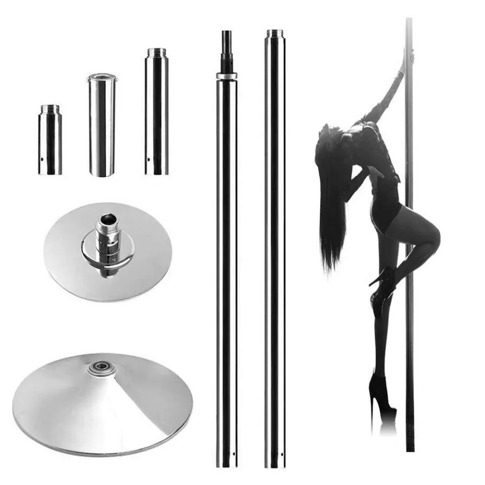VEVOR Professional Spinning Static Dancing Pole Portable Removable Fitness Kit