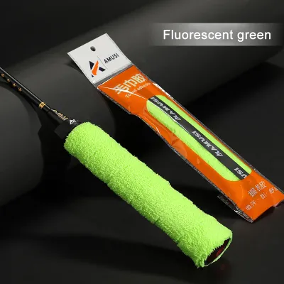 1PC Badminton Towel Grip Tape Sweat Absorbing Band Towel Hand Glue Thickened Anti Slip Tennis Racket Sweatband