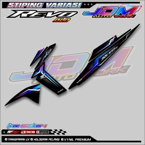 STRIPING VARIASI HONDA REVO OLD / STIKER LIST MOTOR HONDA REVO LAMA