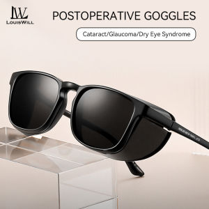 LouisWill Eye Protection Sunglasses Moisture Chamber Glasses Suits For After Cataract Surgery Myopia Surgery Anti Blue Light&Ultraviolet Anti Pollen Anti Fog Anti Sand Windproof Lenses Eye Cure Men Women Safety Goggles