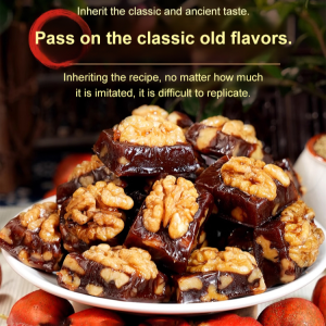 Snacks Individually Packed Hawthorn Cake Walnut Hawthorn Cake Soft Sweet and Sour Nut Crunchy