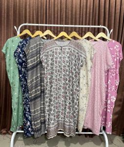 (Cuci gudang 100 ribu 3 pcs) Daster Selutut Rayon Premium grade A