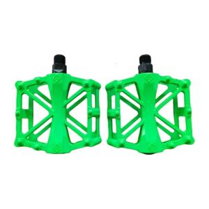 Aluminum Light Weight Mountain Bicycles Platform Pedals Nonslip Bicycles Pedals Wide Flat Cycling Pedals Easy to Install