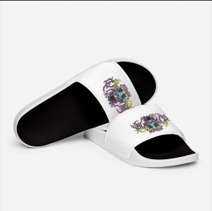 Black Ijc RAIN CITY STORE - PASTI GRATIS ONGKIR !!! OBRAL Sandal Slop Fashion Murah Grafiti Trio Skull