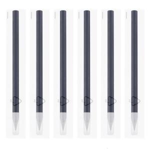 6Pcs/Pack Metal Eternal Pencil Erasable Everlasting Pen Smooth To Write Octagonal Eternal Pencil for Sketching Drawing
