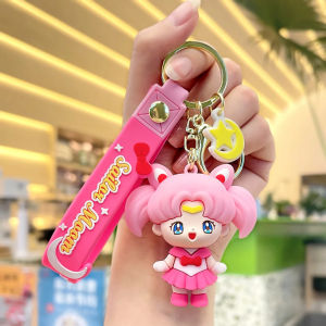 Gantungan Kunci Sailor Moon Keychain Tas Lucu Ganci Mobil Motor Karakter Kartun Anime PVC