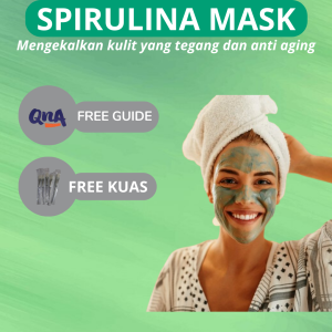 SPAKARE MASK TERBAIK BEST SELLER OF THE TIENS Organic face mask|spirulina powder spakare Tiens Mask