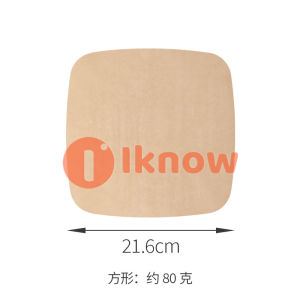 I know Air fryer liner barbecue paper round baking pan liner silicone coated parchment paper household oil-absorbing paper.