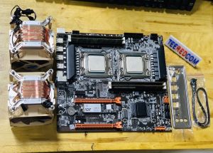 ชุดเซทCPU DUAL 48เทรด +MB+RAMเมนบอร์ด X79Dual พร้อม CPU Intel Xeon E5-2697V2 X2 24C/48T RAM ECC พร้อมซิ้งค์ / M.2 Nvme /"REFURBISHED"