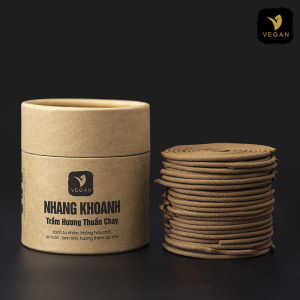 Nhang khoanh VEGAN Trầm Hương Thuần Chay 40 khoanh cao cấp