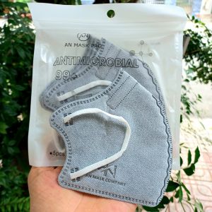 Combo 5 túi 50 cái Khẩu trang N99 6d An Mask Pro công nghệ nano 5 lớp lọc kháng khuẩn 99% dây đeo co dãn nhiều màu lựa chọn cotienshop87
