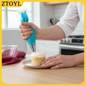 ZTOYL Lớn đóng băng đường ống lời khuyên thiết lập của 5 thép không gỉ vòi phun cho Bánh Ngọt Bánh fondant Wedding món tráng miệng trang trí