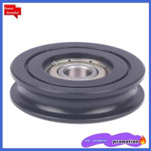 Fkend Delrin POM 8x40x10mm U loại rãnh bóng mang bánh xe ròng rọc Con lăn 608ZZ Delrin bánh xe