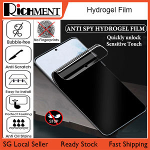 【🔥SG SELLER🔥】RICHMENTGADGET Anti-Spy Matte Privacy Soft TPU Flexible Hydrogel Screen Protector High Sensitivity Hydrogel Screen Film Anti-spy Soft TPU Protective Film (Not Tempered Glass) for Google Pixel9 Pro XL Pixel 9 Pro Google Pixel8 Pixel 8A 8 Pro