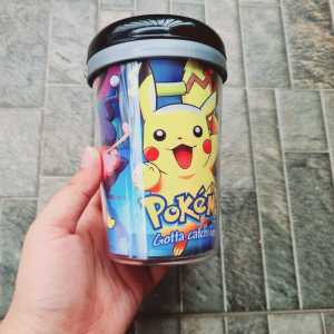 Tumbler Pikachu Pokemon Gagang Botol Minum Souvenir Kado Hampers Ultah