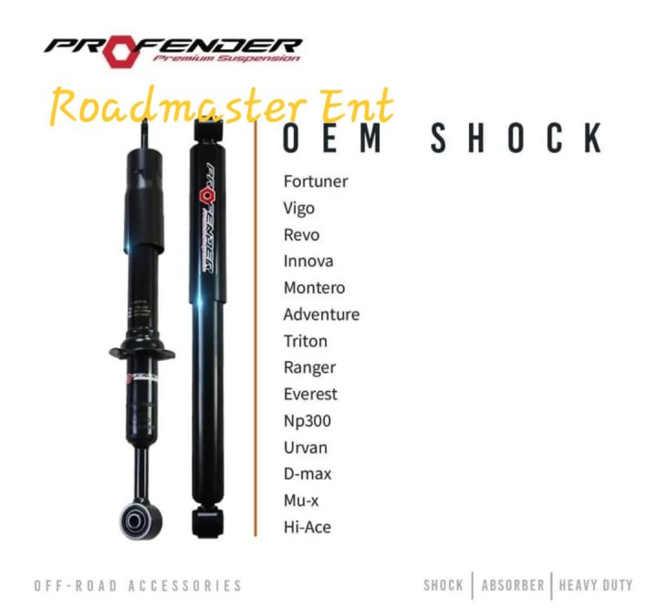 Mitsubishi Montero 2008 2024 ProFender comfort oem shock absorbers