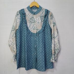 Blouse Batik Wanita Baju Batik Wanita Atasan Batik Wanita Batik Blus Modern