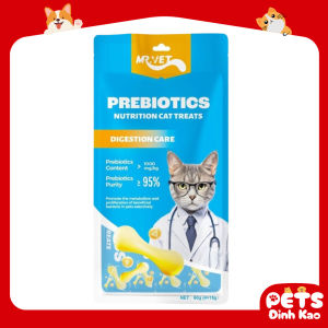 Súp Thưởng Cho Mèo Mr.VET Bổ Sung Omega 3 Prebiotics Taurine Hỗ Trợ Da Lông Tiêu Hóa và Sức Khỏe Tim Mạch
