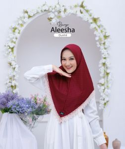 Terbaru Azamka Hijab Bergo Aleesha Kerudung Instan Jersey Signature Premium