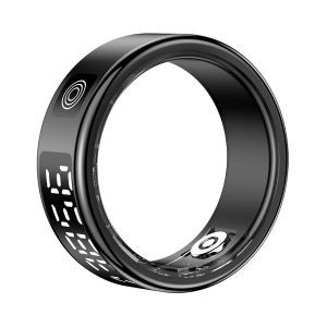 2025 New SR08 Smart Ring – LED Display Screen HR & Blood Oxygen 5ATM Waterproof Health & Fitness Tracker – Compatible with Android & iOS