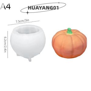HUAYANG01 [2023 new HOT FASHION] lazlook แม่พิมพ์ซิลิโคนฟักทองฮาโลวีนเทียนหอมระเหยแบบทำมือหยดเรซินพลาสเตอร์ทำสบู่ทำมือ