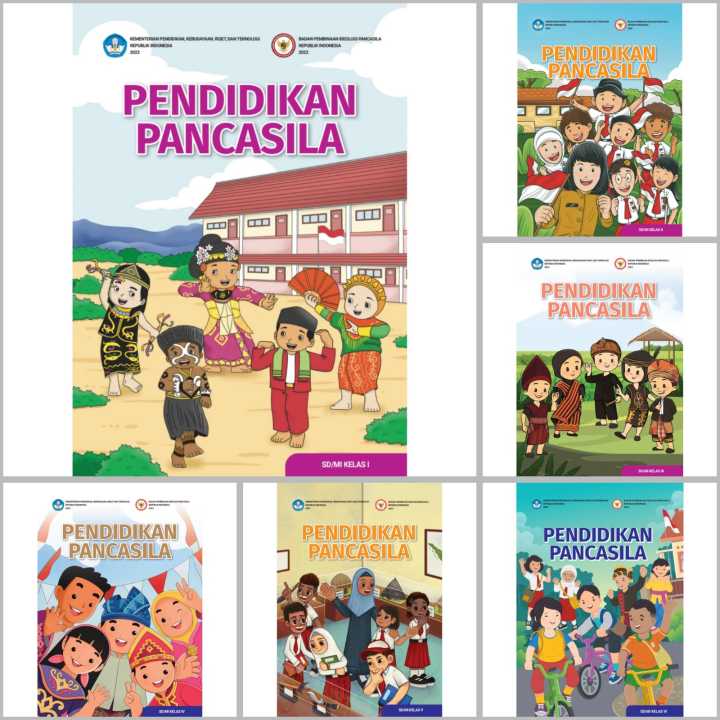 Buku SD Pendidikan Pancasila Kelas 1, 2, 3, 4, 5, 6 Buku Original Ful ...