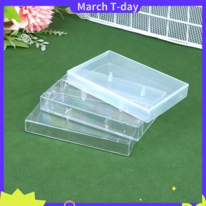 March เทปคาสเซ็ท1ชิ้นกล่องใสบันทึกเสียงแม่เหล็กกล่องเปล่ากันฝุ่น