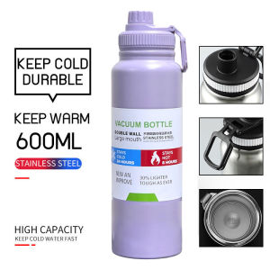 DVS 1L Water Bottle🔥Ready Stock🔥 Best Quality Cycling Thermos Cup Tumbler Cup 304 Stainless Steel Vacuum Flask Thermoses Water Bottle [Double Wall]
