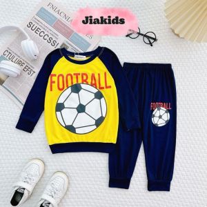 Bộ Quần Áo Trẻ Em Dài Tay Thun Lạnh MINKY MOM In Hoạt Tiết Thể Thao Phù Hợp Cho Bé Trai 0-7 Tuổi - Mã: TD-IN119