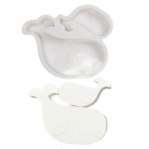 3D Whale Sculpture Silicone Molds for Epoxy Resin Handmade Soap Home Decoration Fondant Chocolate Molds