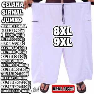 Celana Sirwal Pangsi Jumbo Muat BB 150 kg Komprang Pangsi Sirwal M L XL XXL XXXL 4XL 5XL 6XL 7XL 8XL 9XL 10XL / Celana Pangsi / Celana Komprang / Celana Silat / Celana Cingkrang Celana Sontog / Santri Haji Umroh / Celana Isbal AXZstore