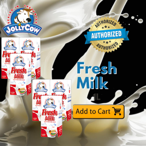JOLLYCOW Fresh Milk 1L (x3 x6 x9 x12) – Creamy & Nutritious Daily Milk Bulk Packs