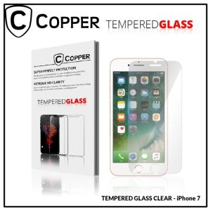 iPhone 7 - COPPER TEMPERED GLASS FULL CLEAR Anti Gores