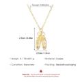 Aesthetic Ballet Shoe Pendant Necklace Bowknot Choker Trendy Clavicle Chain Unique Neck Jewelry Perfect Graduation Gift. 
