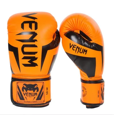 Venum Professional Boxing Gloves 10oz 12oz 14oz 16oz PU Leather Muay Thai Training Gloves Boxing