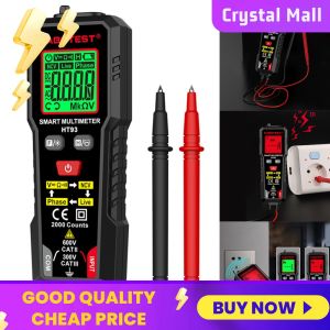 COD [Free Shipping] Professional Digital Multimeter 2000 Counts Auto-Ranging Volt Ohm Meter with NCV for Electrical Diagnosis and Repair
