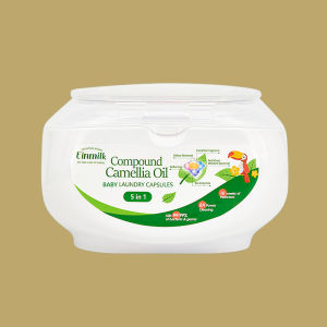 5 in 1 Baby Laundry Detergent Pods 50Pcs Camellia Oil Powerful Baby Detergent Capsules Wash Beads