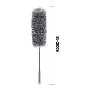 【New】2.5M/2.8M Extendable Microfiber Duster Long Handle Telescopic Cleaning Brush for Ceiling Fan Aircond Home Cleaning 超长可伸缩除尘掸