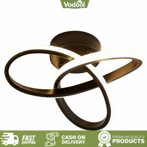[VSC] Acrylic Trefoil Modern Ceiling Light 9.84 Inch Dimmable Corridor Light for Bedroom Kitchen Living Room Study Hallway