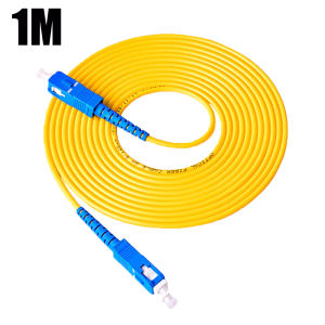 SC To SC Fiber Patch Cord Jumper Cable Simplex Single Mode Optic Durable Safety Fiber Optic Patch Cord for Network 1M 3M 5M