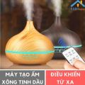 Máy xông tinh dầu khuếch tán sóng bằng siêu âm không tỏa nhiệt Tặng Tinh dầu thơm phòng khử mùi cỡ Lớn 500-2.000ml cho phòng &gt;20m2 thêm chức năng phun sương tạo ẩm hình Giọt nước và hình khác. 