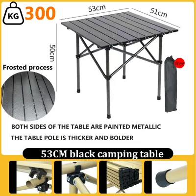 Local Delivery Folding Camping Table Barbecue Picnic Outdoor Portable High Strength Aluminum Alloy Table