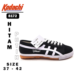 Sepatu Sekolah Anak Remaja SMA Laki Laki/Perempuan – Sepatu Pria/Wanita Dewasa – KODACHI – 8172 – Size 37-42 – Sneakers – Sport Volley – Tali Hitam Putih