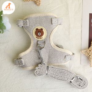 Rennas Rabbit Leash With Harness Rabbit Clothes Bunny Pet Leash For Rabbit Accessories Pet Care